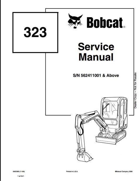 bobcat 323 parts diagram